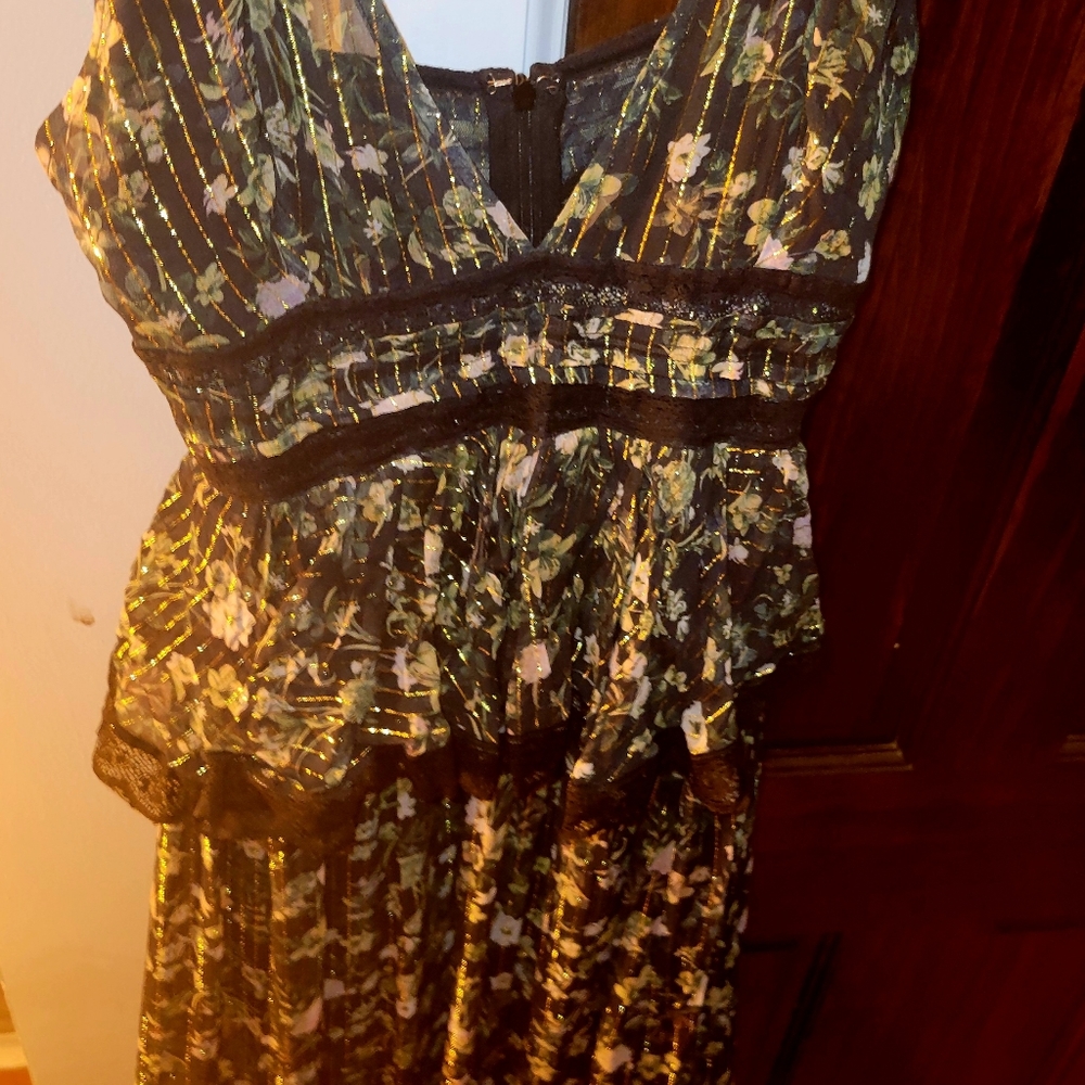 Rococo Sand Flora Maxi Dress Small